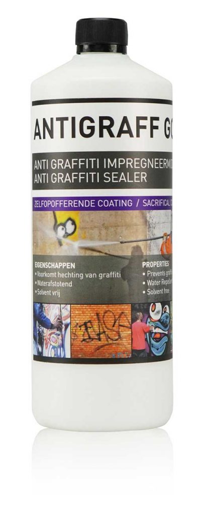 AntiGraff Go Pro, Semi permanente anti graffiti coating, Graffiti verwijderen