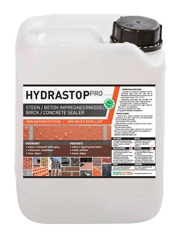 Hydrastop Pro, Steen impregneren, baksteen impregneren, gevel waterdicht maken